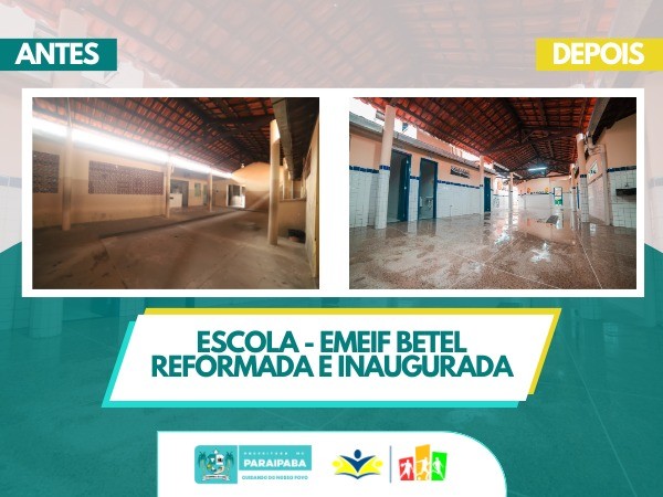 ESCOLA BETEL REFORMA CONCLUIDA